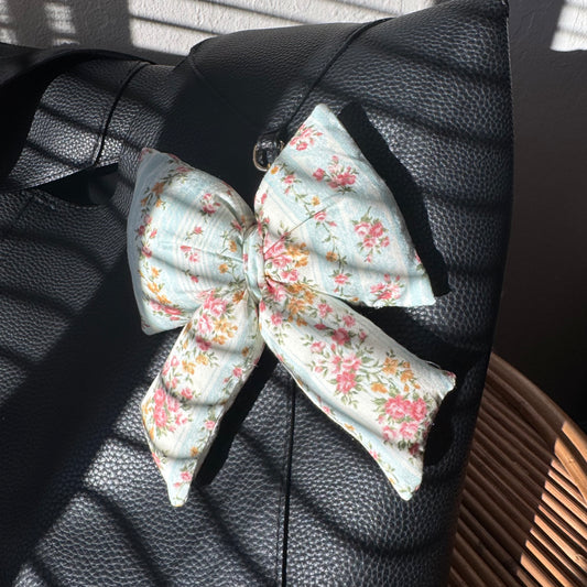 Heirloom Rose Bow Bag Charm