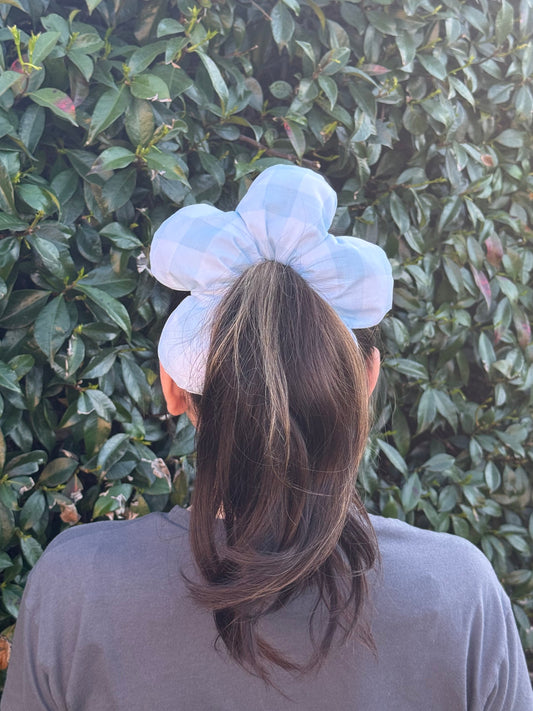 Flower scrunchies