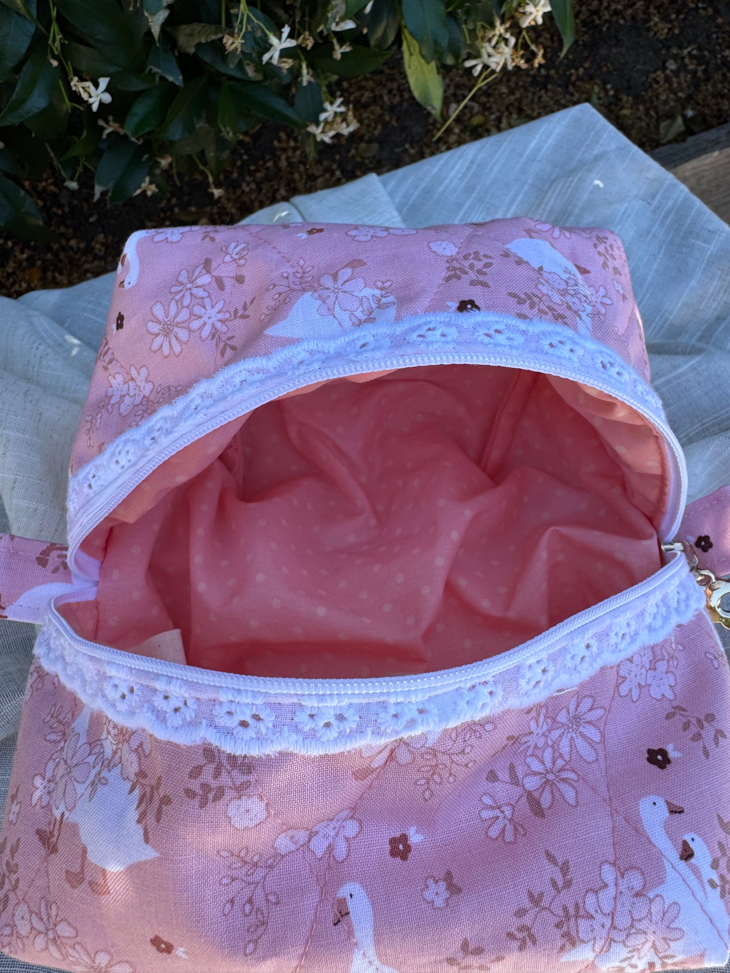 Goosey Floral Mini Makeup Bag