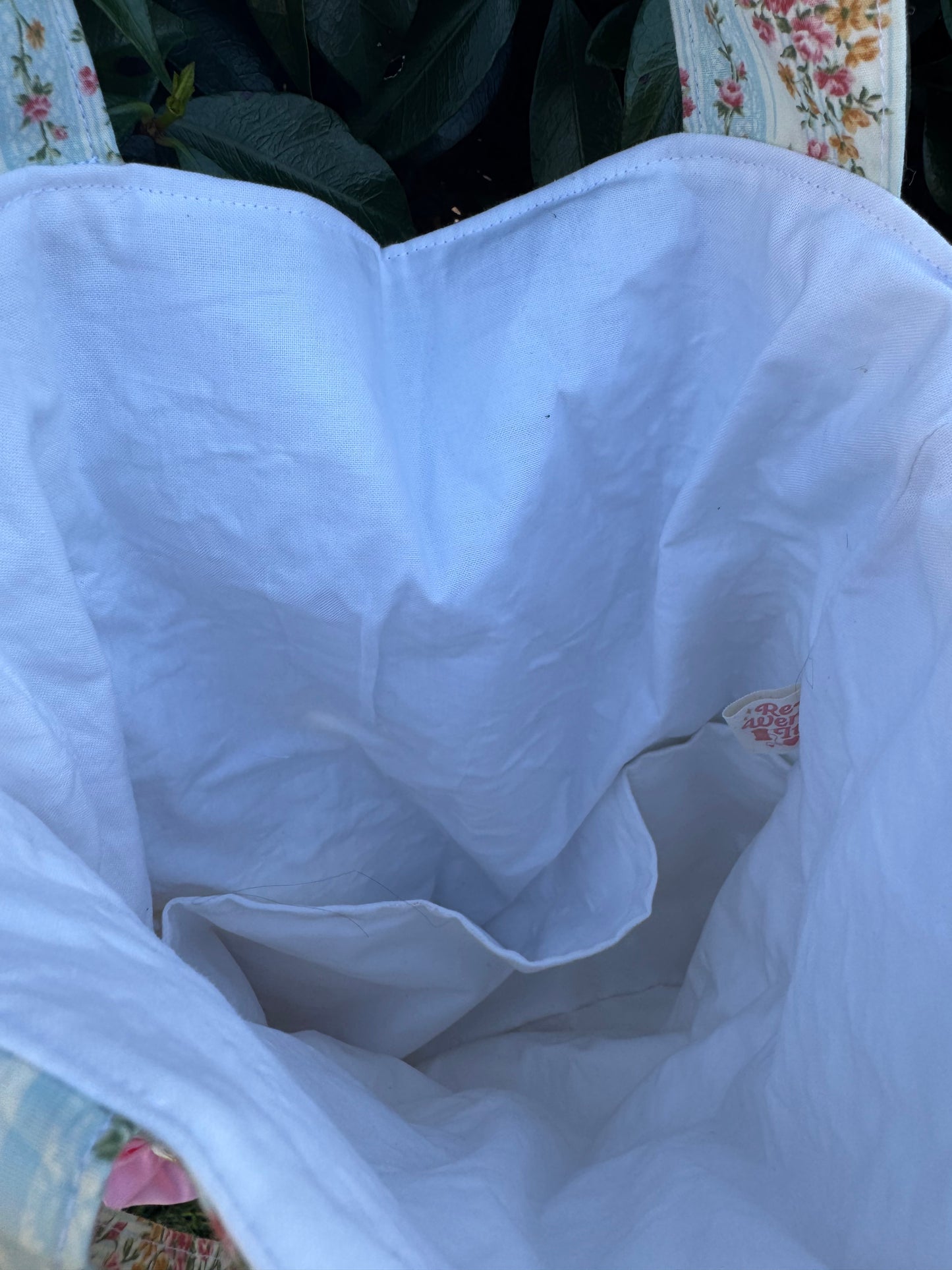 Quilted Heirloom Rose Tote Bag