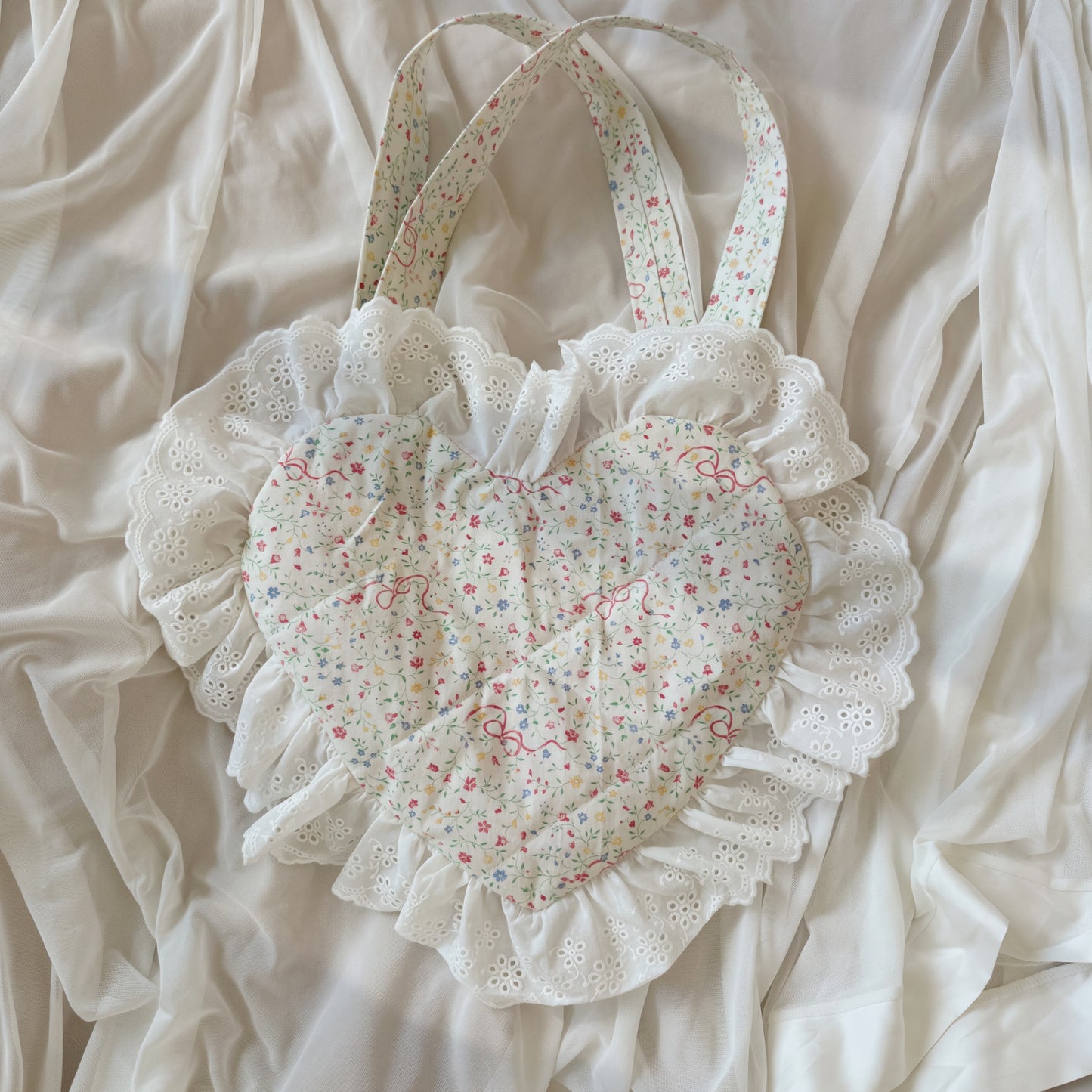 Rosy Ribbonette Sweetheart Tote