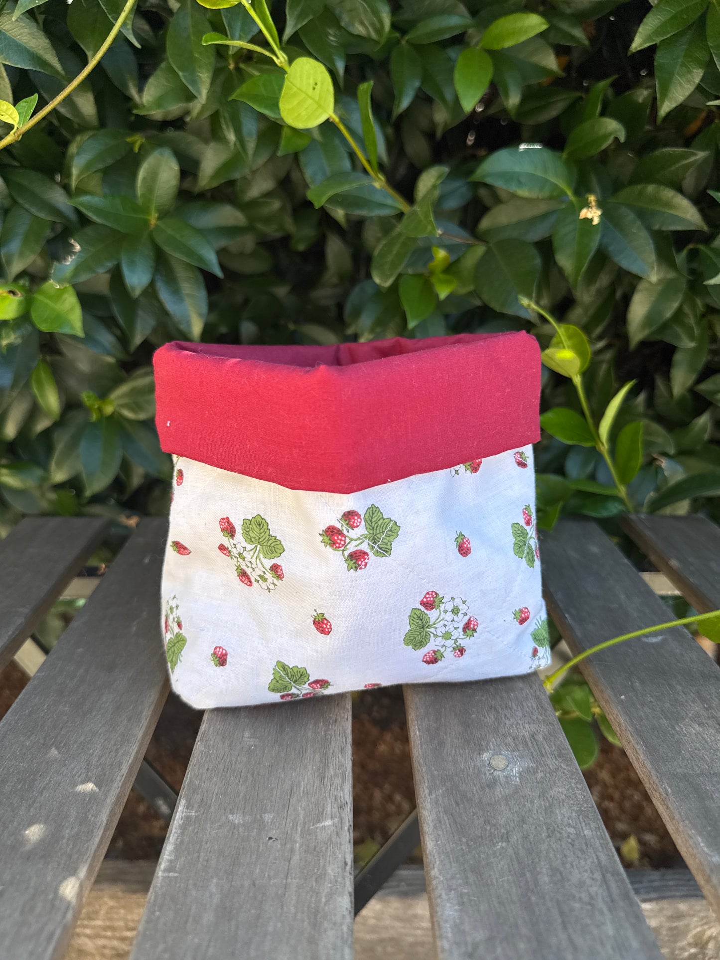 Strawberry Fields Vanity Bucket